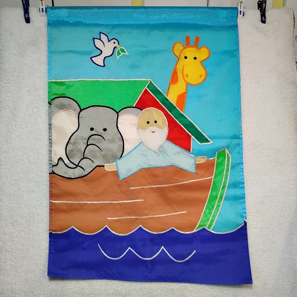 Colorful Noah's Ark Yard Flag- 28x38